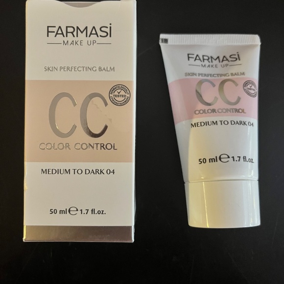 Farmasi CC Color Control Cream Foundation Cream 1.7 fl oz | 04 MEDIUM to DARK - Picture 6 of 9